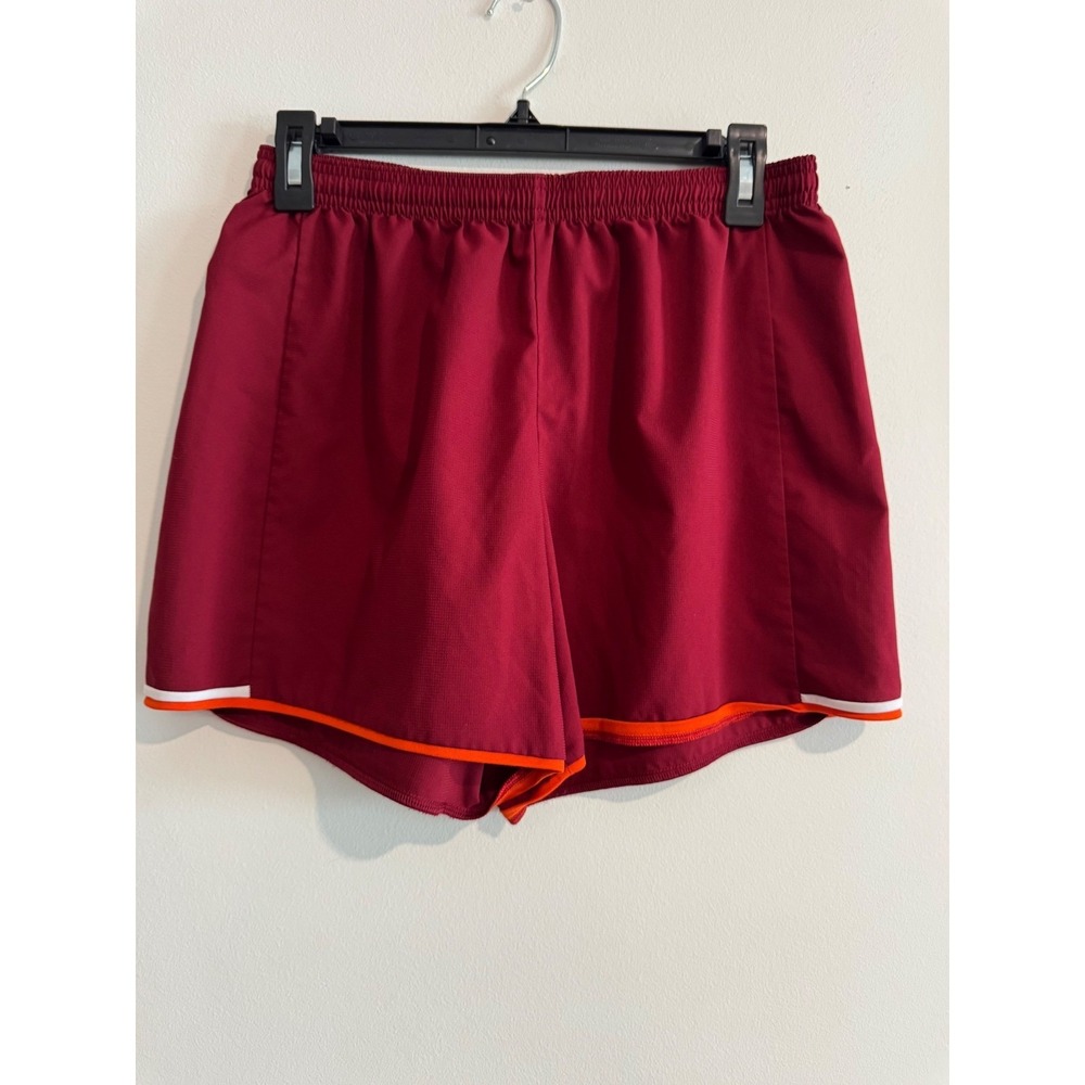 Adidas Adizero Running‎ Shorts Womens Medium Burgundy Orange Climalite Athletic